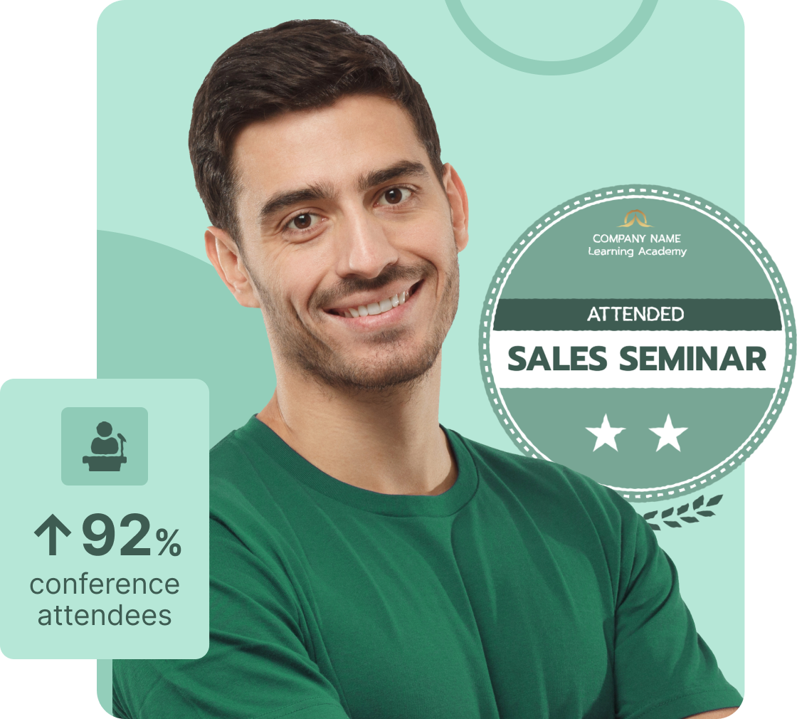 Drive event sign-ups with social-media-worthy certificates